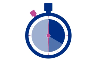 Icon: Illustration of a stopwatch
