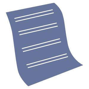 Illustration of a list on a piece of paper