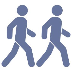 Illustration of two bodies in movement